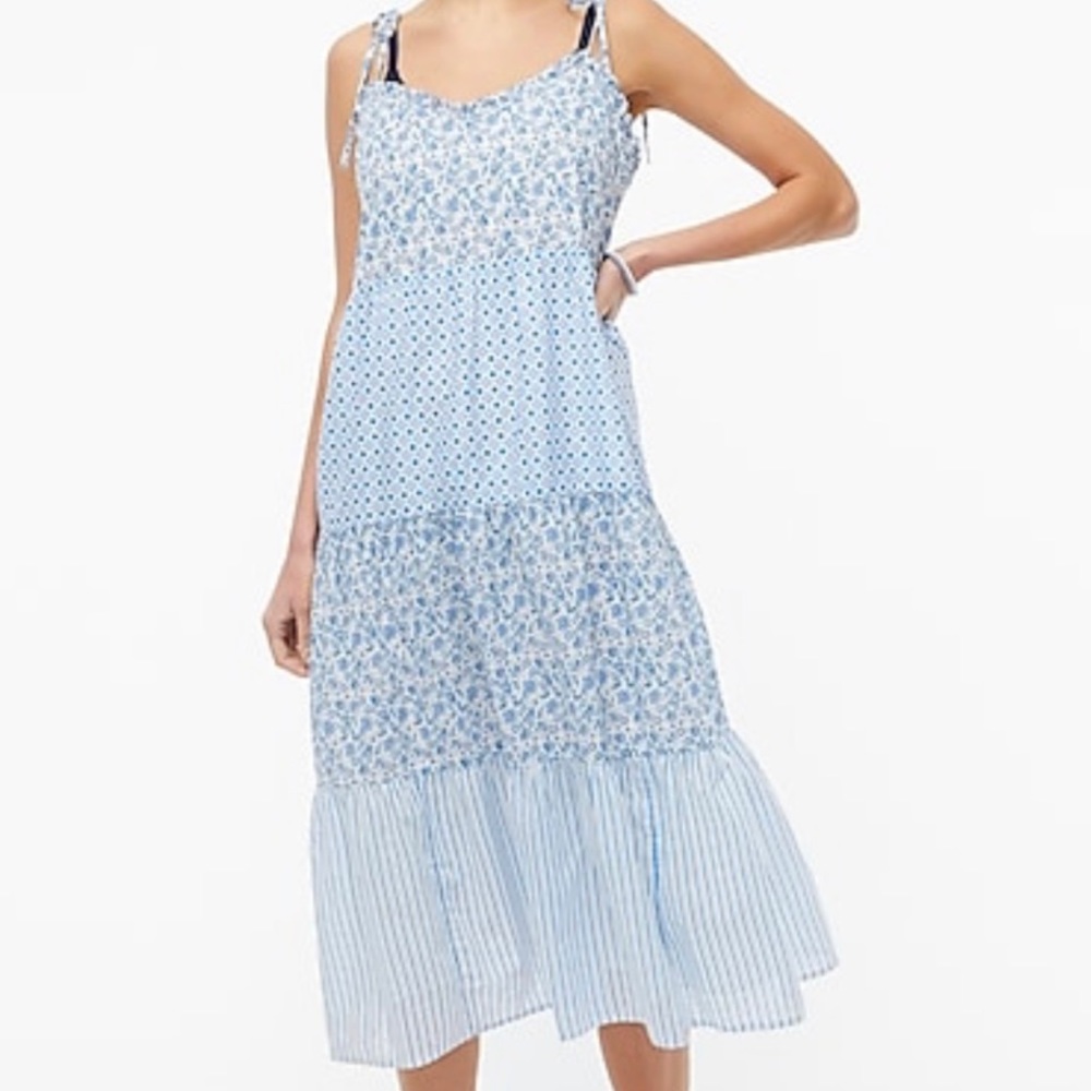J. Crew Tiered Maxi Dress XL